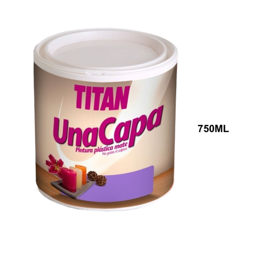 Titan Una Capa Pintura Plástica Mate 069 750 ml
