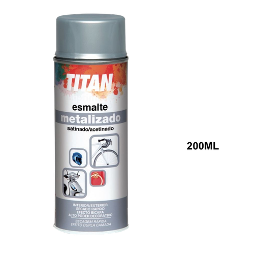 [TITAN-P094] Titan Spray Esmalte Metalizado S08 200ml