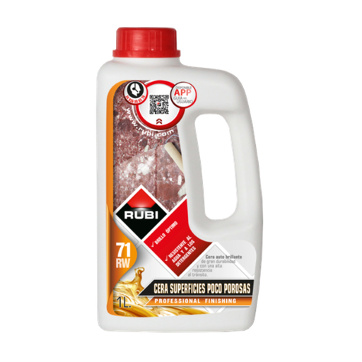 [RUB-600] Cera superficies poco porosas 1 Litro 