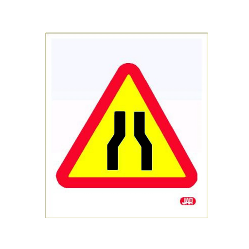 [JAR-08] Señal Bolsa de plástico estrechamiento de calzada Ref: REF: 008