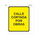 Señal Bolsa Textil  Calle Cortada Obras  Ref: V11136