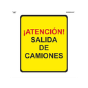 Señal Bolsa Textil ° Atención ! Salida Camiones  Ref: V11134
