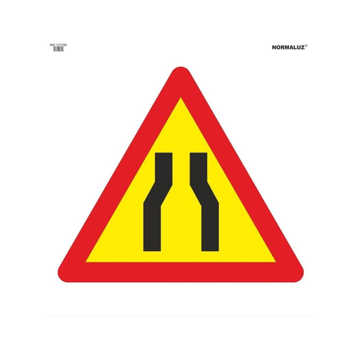 [NOR-02] Señal Bolsa Textil Estrechamiento Calzada Ref: V11109