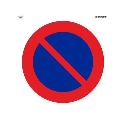 [NOR-19] Señal Bolsa Textil Prohibido Aparcar  Ref: V11141
