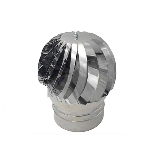 [INOX-P30] Sombrerete Aspirador Inox Base Redonda