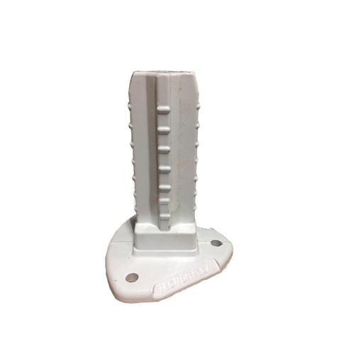 [CIERRE-24] Pletina Aluminio Blanco