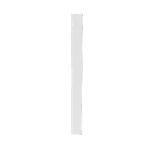 [CIERRE-P20] Poste Rectangular Blanco