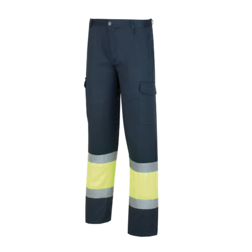 [388-PFY/A] Pantalón alta visibilidad  amarillo/azul  Ref: 388-PFY/A