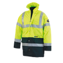 Parka alta visibilidad amarillo/azul marino Ref. 288PFMIXYFA