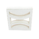 Celosía Marte Blanca 6x25x25