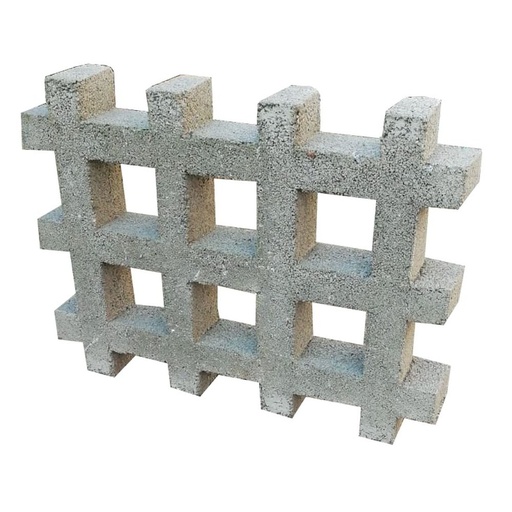 [CEL-PAVESG] Celosía Paves Gris 580x440x90 mm