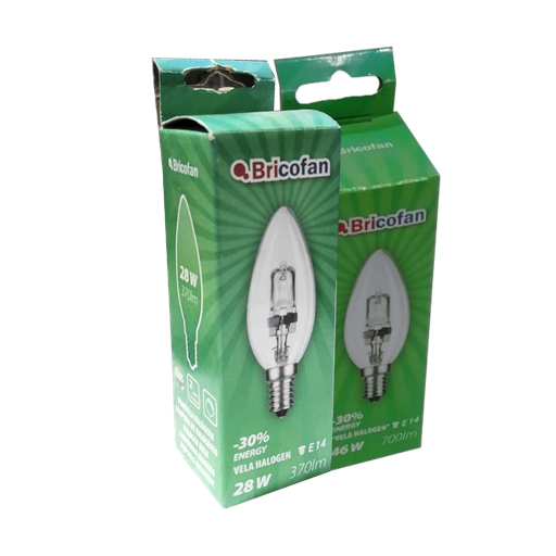 [COFAN-P113] Bombilla Halógena de Vela E14