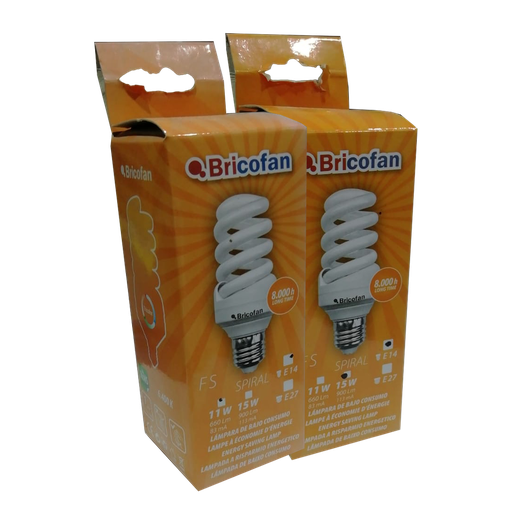 [COFAN-P094] Lampara TRI 6400 espiral E14 