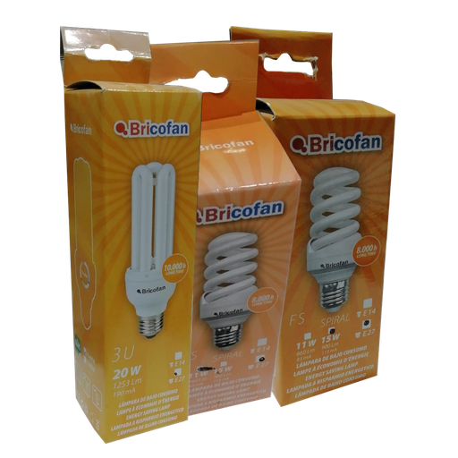 [COFAN-P095] Lampara TRI 6400 espiral E27 