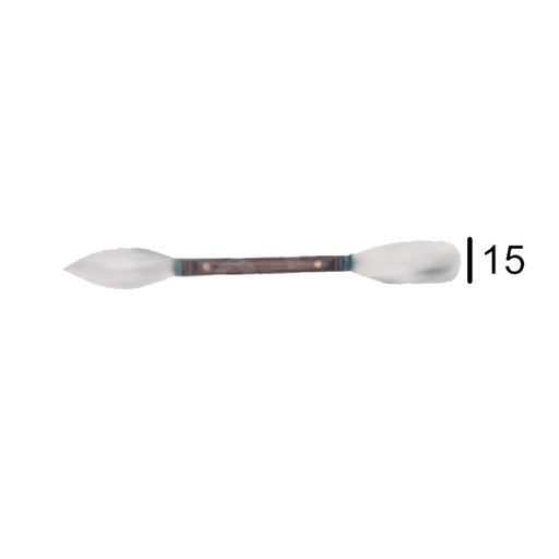 [MD-162] Espátula Mango Madera Inox PR 15 mm Ref.SZ-01191