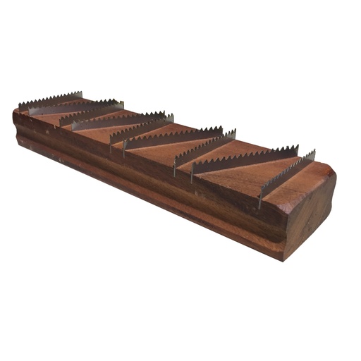 [MD-19] Carril Nº 37 Dentado Basto 275x70x37 mm Ref.SZ-01337