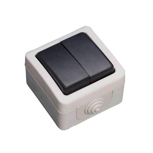 [HEPO-114] Conmutador Doble IP54 