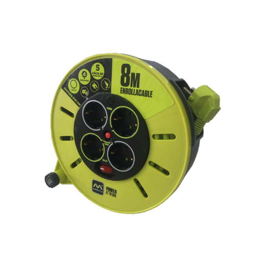 [LUCE-14] Enrollacable 8 mt Cassette