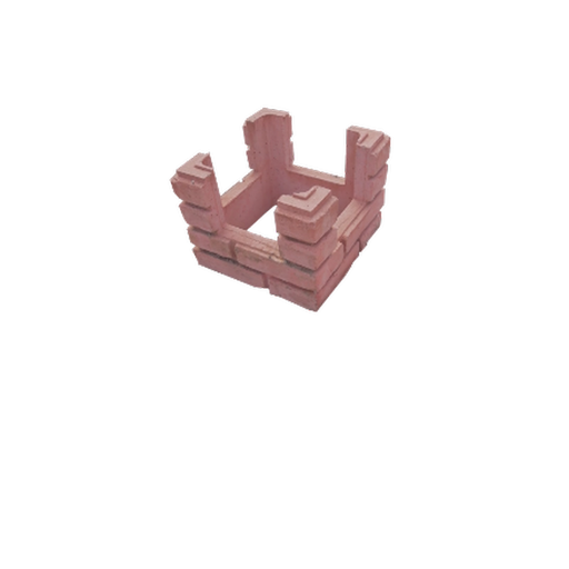 [SAS-13] Chimenea Briqueta 30x30x24 siena  Ref: PBRIQ-30-FSI