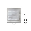 Rejilla con apertura automática en ABS 