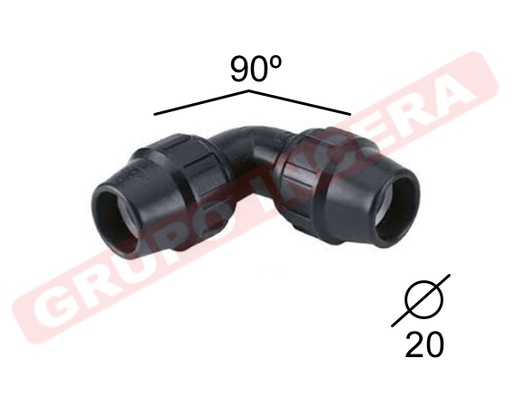 [CEP-P110] Codo 90º Polietileno
