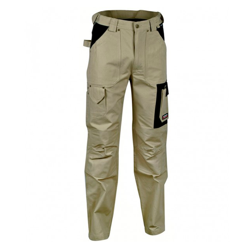 [COFRA-P082] Pantalón Dublín Beige/Negro