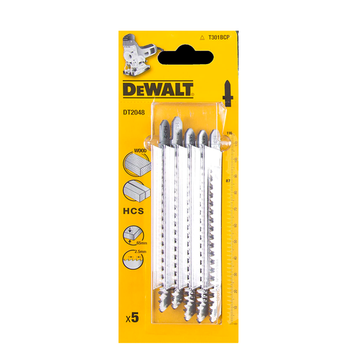 [STAN-333] Hoja de Sierra HCS para Madera y Contrachapado 116 mm Paso 2,5 mm (5 ud) Ref. DT-2048-QZ