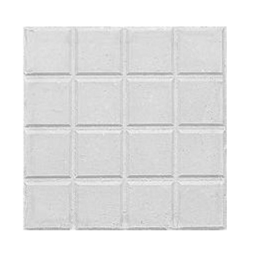 [TER-86] Pz Baldosa 16 Tacos Blanca 20x20 Ref.215