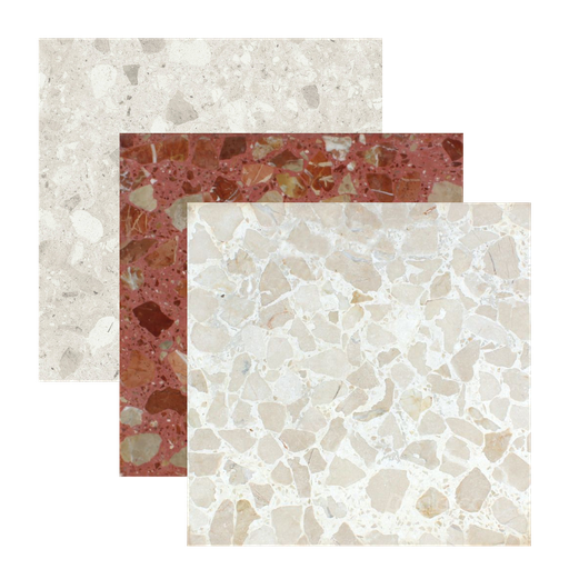 [TER-P135] PZ Terrazo para Interiores Grano Medio 40x40