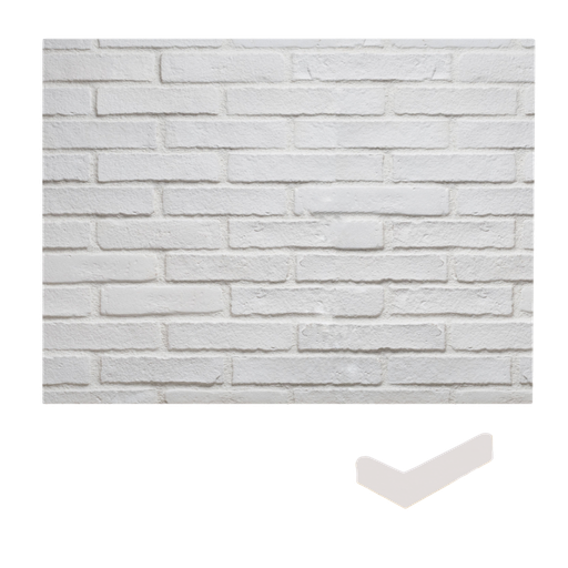 [VERNI-225] Caja Esquina Saliente Oxford Blanco 2,5x5,5x12x24 (+/- 1 ml)