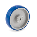 Rueda de Poliuretano Azul con Cojinete Serie 61