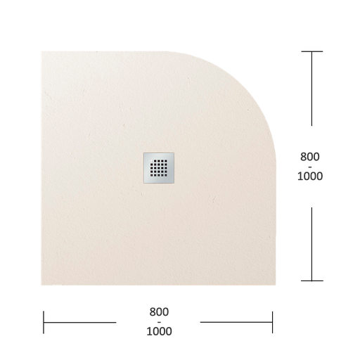 [FIO-P099] Plato de Ducha Angular Silex Pizarra Blanco Roto000