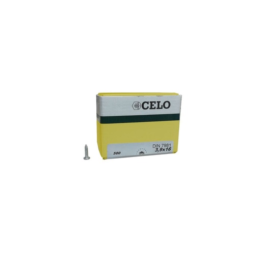 [CELO-P241] Caja de Tornillo Cincado de Chapa Alomada Philips DIN 3,9 mm