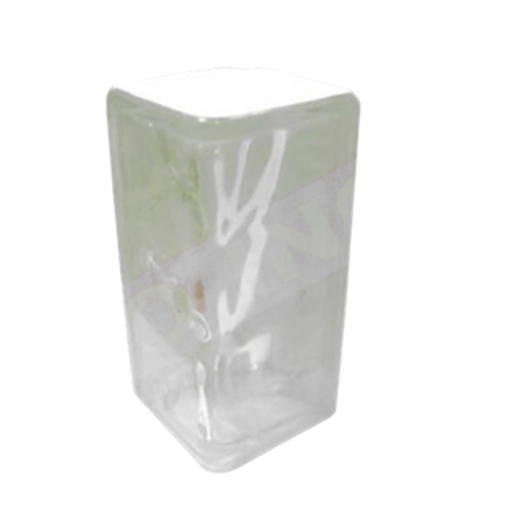 [BLOQ-08] Angular Cuadrado Neutro Ondulado Transparente 190x90 mm