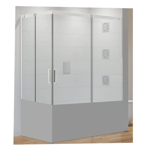 [ECO-P001] Angular para Bañera Hydra 1550 mm Perfil Blanco