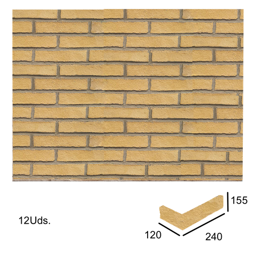 [VERNI-209] Caja Esquina Saliente Oxford Amanecer 2,5x5,5x12x24 (+/- 1 ml)