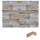 Caja Esquina Entrante Varadero Gris 2,5x10x14x27 (8 ud)