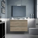 Mueble Natalia Madera con 2 Cajones Nº 15 con Lavabo Plus