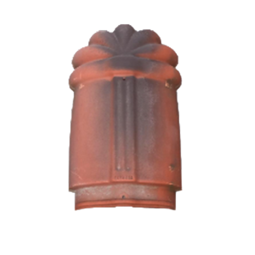 [TEJ-169] Final de Cumbrera Teja Mixta roja envejecida