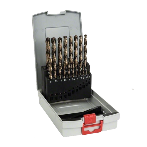 [BOSCH-92] Juego de 25 Brocas Para Metal ProBox HSS-CO DIN 338