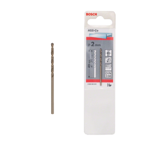 [BOSCH-P93] Broca Metálica HSS-CO DIN 338