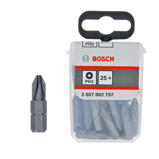 [BOSCH-196] Caja Tic-Tac de 25 Puntas Hard Ph2 25 mm