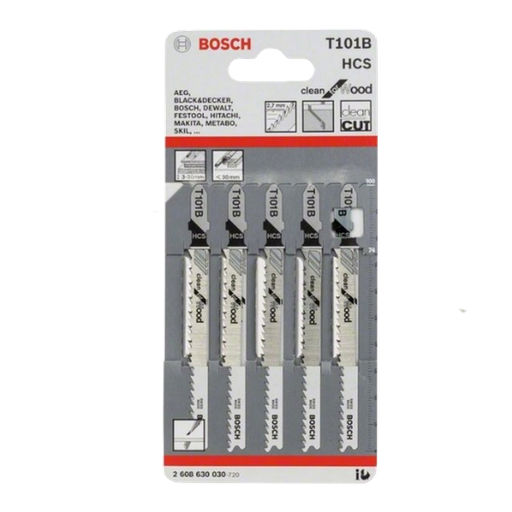 [BOSCH-201] Hoja de Sierra de Calar T101B (5 ud)