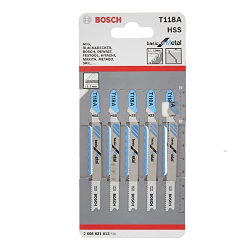[BOSCH-203] Hoja de Sierra de Calar T118A (5 ud)