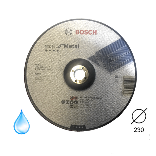 [BOSCH-277] Disco de Corte Cóncavo Expert Para Metal 230x3 mm