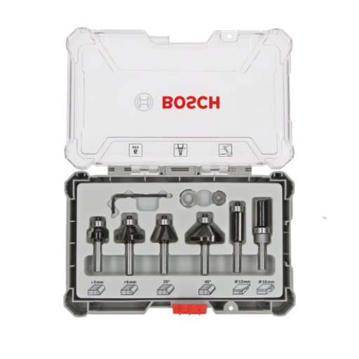 [BOSCH-282] Kit de 6 Fresas Perfil&amp;Recorte 8 mm