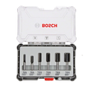 Kit de 6 Fresas Rectas 8 mm