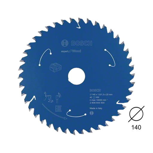 [BOSCH-284] Hoja de Sierra Circular Expert Wood 140 x 20 x 1,8 mm