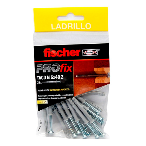 [FISCHER-467] Bolsa Profix Taco N5x40 ( 20 uds) ref.518042