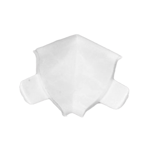 [JUN-119] Esquina Interior Escocia PVC Blanco Ref. I-211-BL